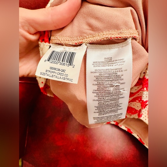 BCBGMAXAZRIA Kristina Poppy Striped Lace A-Line Zip-Back Dress, XS in EUC - Picture 7 of 10